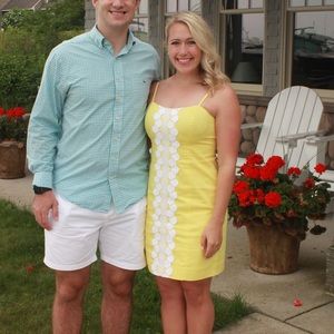 Yellow Shelli stretch Dress